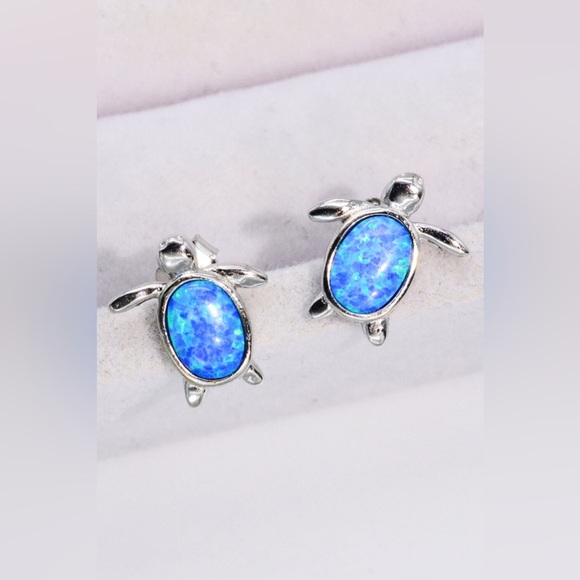 Jewelry - Opal Turtle Stud Earrings